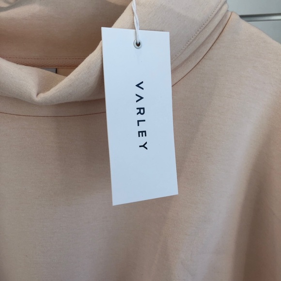 Varley Whisper Pink Barton Drawstring Sweat - Picture 7 of 8